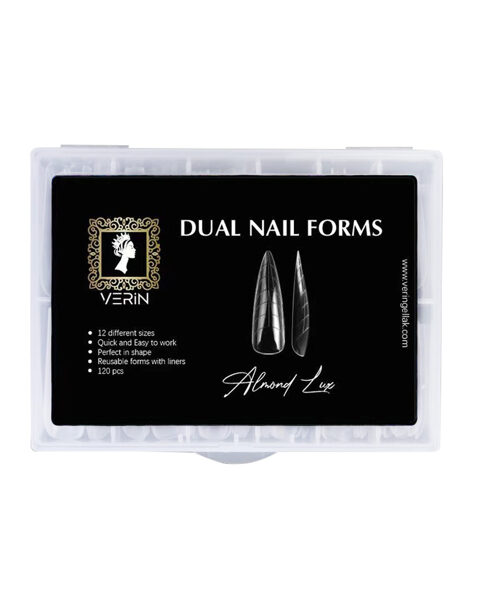 DUAL NAIL FORMS : ALMOND LUX